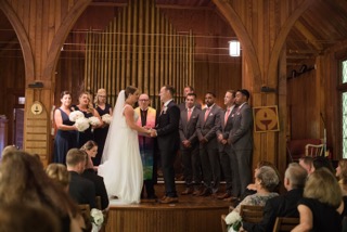 a wedding in our chapel